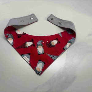 Bandana gnome de Noel rouge