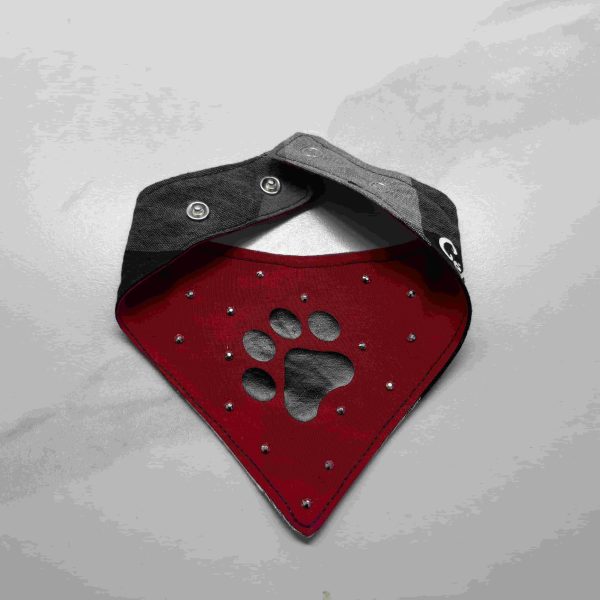 Bandana patte rouge