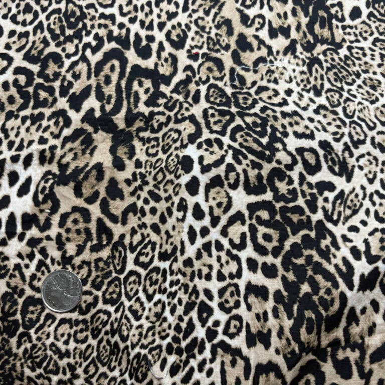 tissus autre textures leopard