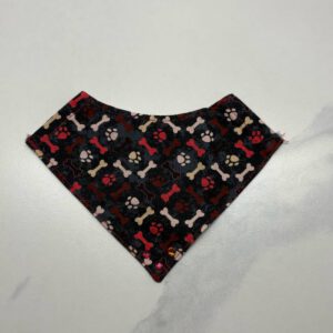bandana pour chien os et patte