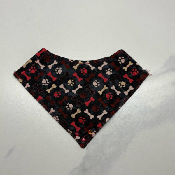 bandana pour chien os et patte
