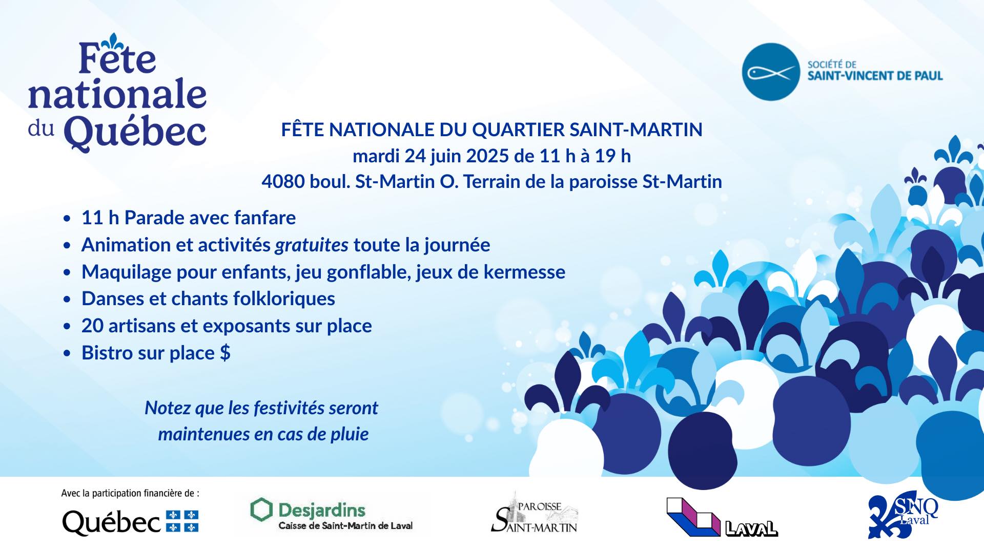 Événement artisanat 24 juin à Laval