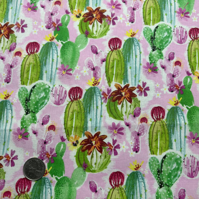 tissus nature cactus