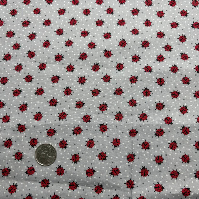 tissus nature coccinelle