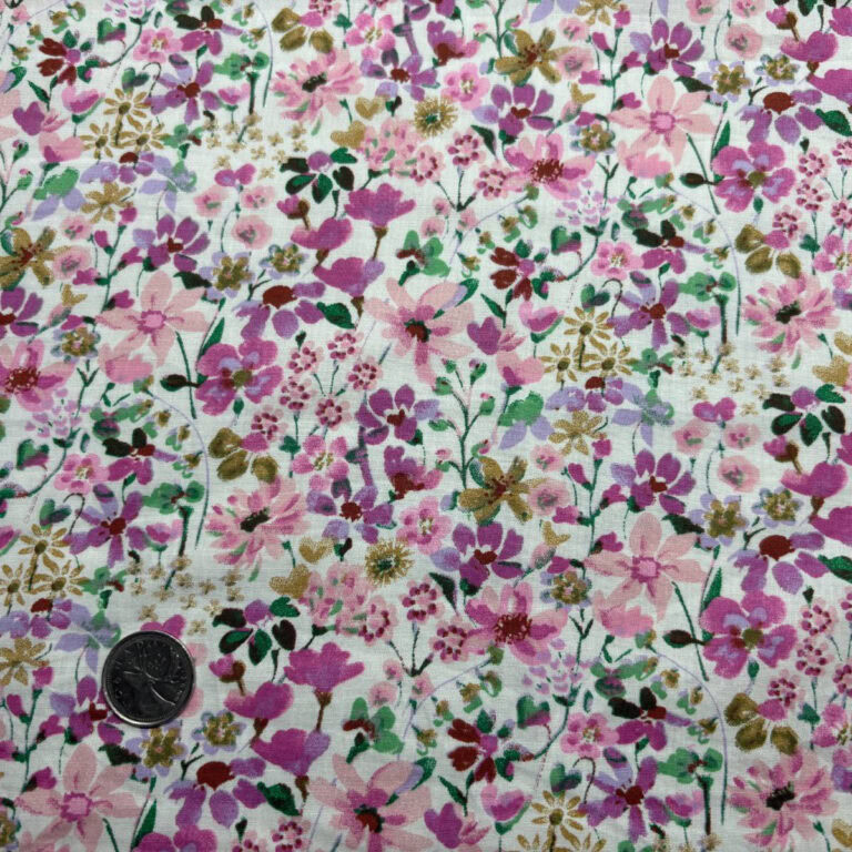 tissus nature fleurs