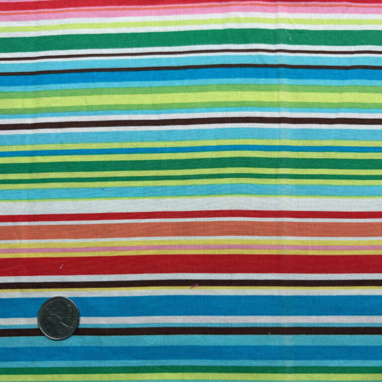 tissus rayures multicolore